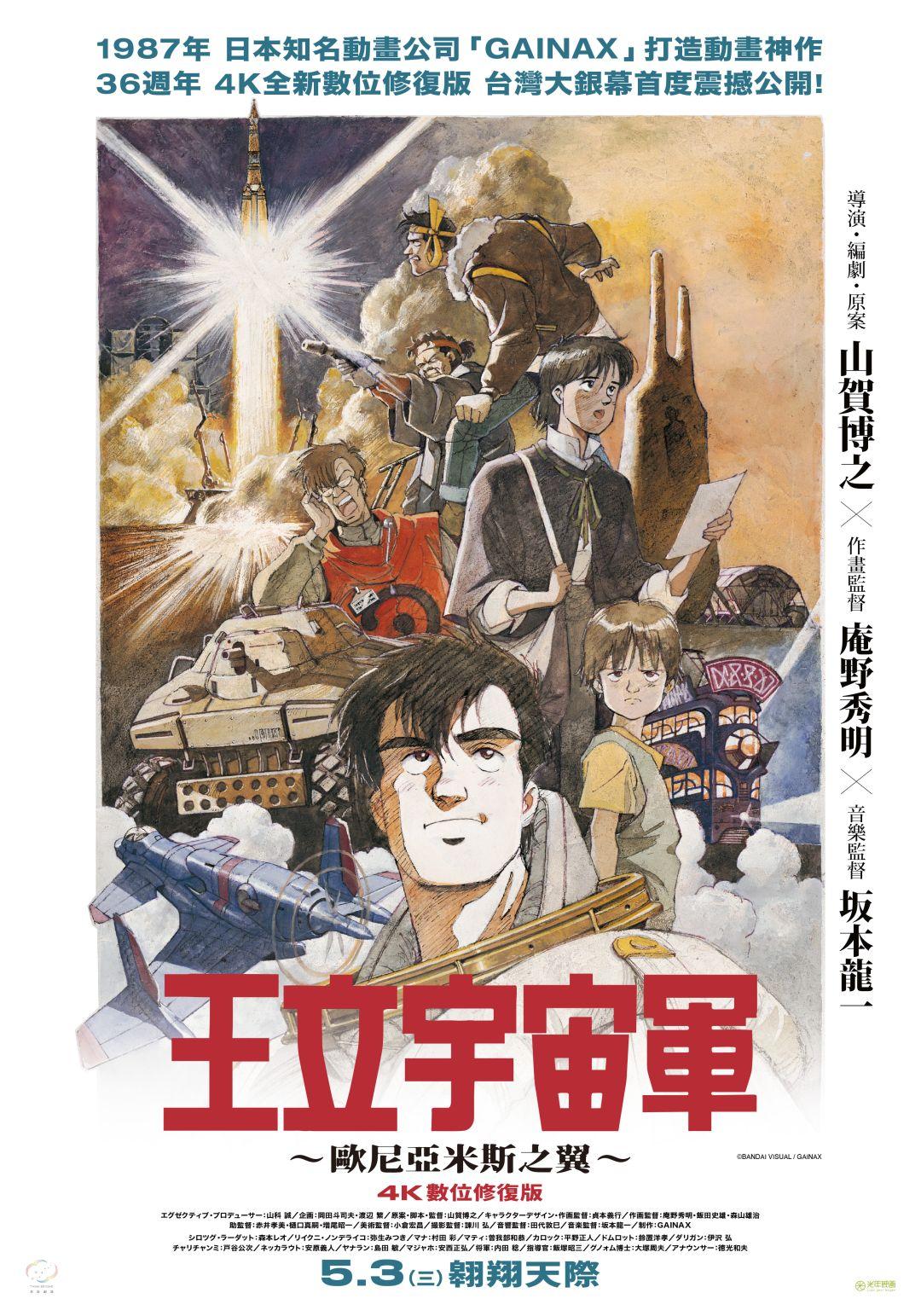 王立宇宙軍～歐尼亞米斯之翼～：4K數位修復版ROYAL SPACE FORCE – The Wings of Honnêamise
